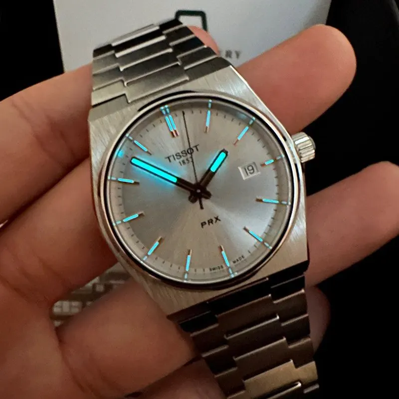 Tissot PRX Swiss Quartz Silver Dial Unisex Watch- T137.210.11.031.00